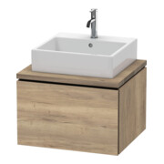 Duravit Meuble sous lavabo L-Cube 62x54,7 cm, marbre œuf, pour console, 1 tiroir