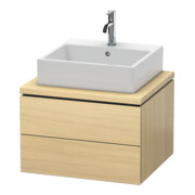 Duravit Meuble sous lavabo L-Cube 62x54,7 cm, méd. chêne, 2 tiroirs-1