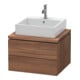 Duravit Meuble sous lavabo L-Cube 62x54,7 cm, noyer naturel, 2 tiroirs-1