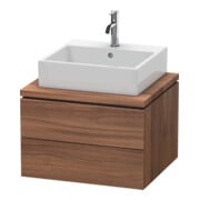 Duravit Meuble sous lavabo L-Cube 62x54,7 cm, noyer naturel, 2 tiroirs