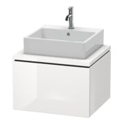 Duravit Meuble sous lavabo L-Cube 62x54,7 cm, noyer, pour console, 1 tiroir-5
