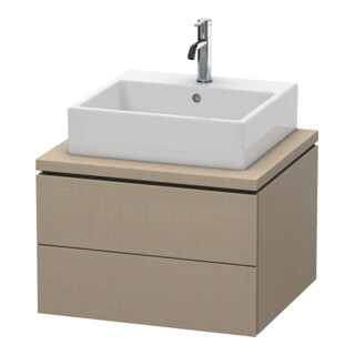 Duravit Meuble sous-lavabo L-Cube 62x54,7 cm, sans console, 2 tiroirs
