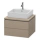 Duravit Meuble sous-lavabo L-Cube 62x54,7 cm, sans console, 2 tiroirs-1