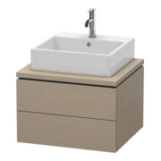 Duravit Meuble sous-lavabo L-Cube 62x54,7 cm, sans console, 2 tiroirs