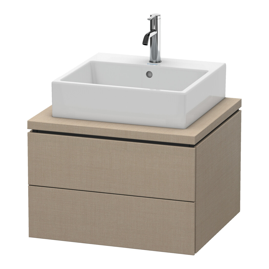 Duravit Meuble sous-lavabo L-Cube 62x54,7 cm, sans console, 2 tiroirs