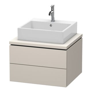 Duravit Meuble sous-lavabo L-Cube 62x54,7 cm, Tau mat, f Kons, 2 tiroirs
