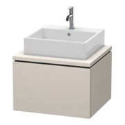 Duravit Meuble sous-lavabo L-Cube 62x54,7 cm, Taupe, pour console, 1 tiroir