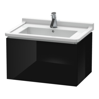 Duravit Meuble sous-lavabo L-Cube 67x46,9 cm, blanc brillant, 1 tiroir, suspendu