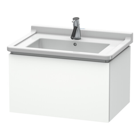 Duravit Meuble sous lavabo L-Cube 67x46,9 cm, blanc mat, 1 tiroir, suspendu