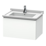 Duravit Meuble sous lavabo L-Cube 67x46,9 cm, blanc mat, 1 tiroir, suspendu