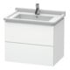 Duravit Meuble sous lavabo L-Cube 67x46,9 cm, blanc mat, 2 tiroirs, suspendu-1