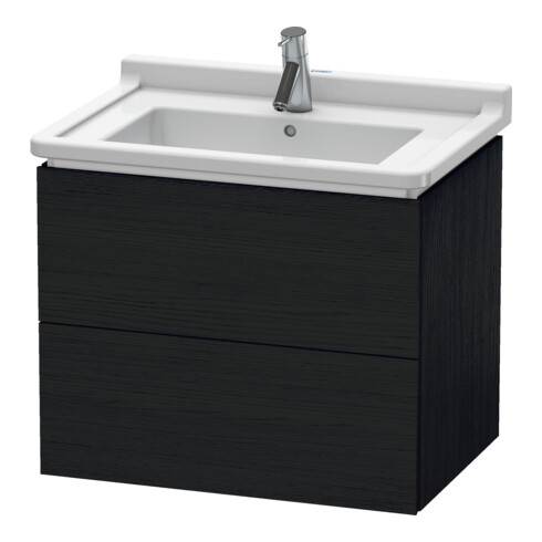 Duravit Meuble sous-lavabo L-Cube 67x46,9 cm, blanc œuf, 2 tiroirs, suspendu