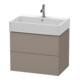 Duravit Meuble sous-lavabo L-Cube 68,4x45,9 cm, bas. ma, 2 tiroirs, suspendu-1
