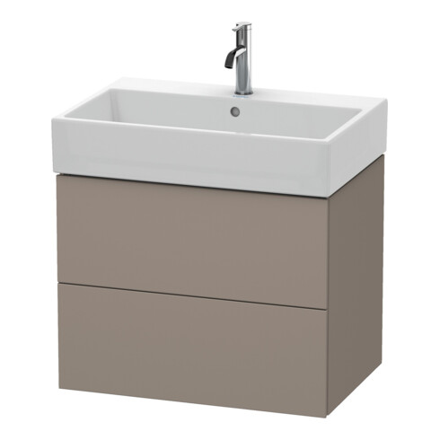 Duravit Meuble sous-lavabo L-Cube 68,4x45,9 cm, bas. ma, 2 tiroirs, suspendu