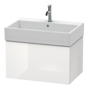 Duravit Meuble sous-lavabo L-Cube 68,4x45,9 cm, blanc brillant, 1 tiroir, suspendu-1