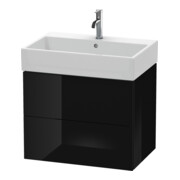 Duravit Meuble sous-lavabo L-Cube 68,4x45,9 cm, blanc brillant, 2 tiroirs, suspendu-1