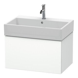 Duravit Meuble sous-lavabo L-Cube 68,4x45,9 cm, blanc mat, 1 tiroir, suspendu
