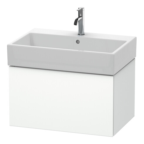 Duravit Meuble sous-lavabo L-Cube 68,4x45,9 cm, blanc mat, 1 tiroir, suspendu