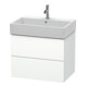 Duravit Meuble sous-lavabo L-Cube 68,4x45,9 cm, blanc mat, 2 tiroirs, suspendu-1