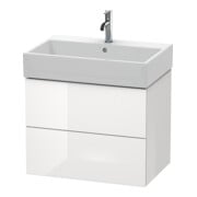Duravit Meuble sous-lavabo L-Cube 68,4x45,9 cm, blanc œuf, 2 tiroirs, suspendu-3