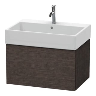 Duravit Meuble sous-lavabo L-Cube 68,4x45,9 cm, chêne foncé, 1 tiroir, suspendu