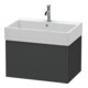Duravit Meuble sous lavabo L-Cube 68,4x45,9 cm, graphite mat, 1 tiroir, suspendu-1