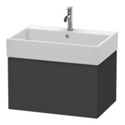 Duravit Meuble sous lavabo L-Cube 68,4x45,9 cm, graphite mat, 1 tiroir, suspendu