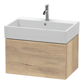 Duravit Meuble sous-lavabo L-Cube 68,4x45,9 cm, marbre œuf, 1 tiroir, suspendu