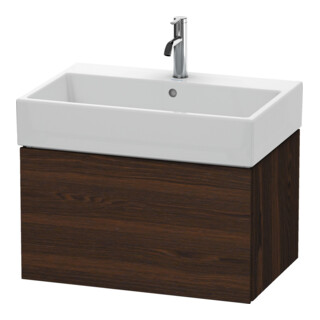 Duravit Meuble sous-lavabo L-Cube 68,4x45,9 cm, noyer, 1 tiroir, suspendu