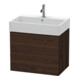 Duravit Meuble sous lavabo L-Cube 68,4x45,9 cm, noyer, 2 tiroirs, suspendu-1