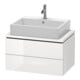 Duravit Meuble sous-lavabo L-Cube 72x47,7 cm, blanc œuf, 2 tiroirs-5