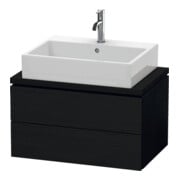 Duravit Meuble sous lavabo L-Cube 72x47,7 cm, blanc œuf, 2 tiroirs, sans console
