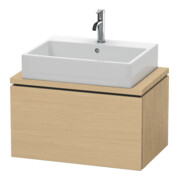 Duravit Meuble sous-lavabo L-Cube 72x47,7 cm, œuf naturel, 1 tiroir, pour console