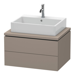 Duravit Meuble sous-lavabo L-Cube 72x54,7 cm, base suspendue, 2 tiroirs