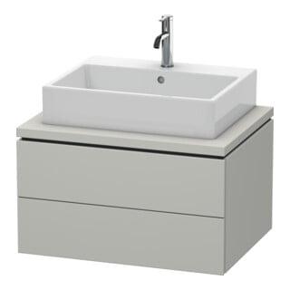 Duravit Meuble sous-lavabo L-Cube 72x54,7 cm, béton gris, 2 tiroirs, f Kons