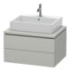 Duravit Meuble sous-lavabo L-Cube 72x54,7 cm, béton gris, 2 tiroirs, f Kons-1