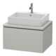 Duravit Meuble sous lavabo L-Cube 72x54,7 cm, béton gris, avec 1 tiroir-1