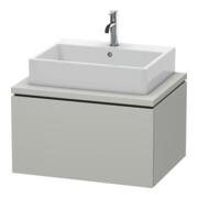 Duravit Meuble sous lavabo L-Cube 72x54,7 cm, béton gris, avec 1 tiroir-1
