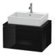 Duravit Meuble sous lavabo L-Cube 72x54,7 cm, blanc brillant, avec 2 tiroirs-1