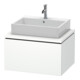 Duravit Meuble sous-lavabo L-Cube 72x54,7 cm, blanc mat, avec console, 1 tiroir-1