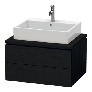 Duravit Meuble sous lavabo L-Cube 72x54,7 cm, blanc œuf, avec 2 tiroirs