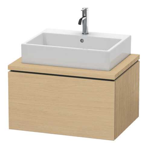 Duravit Meuble sous-lavabo L-Cube 72x54,7 cm, blanc œuf, pour console, 1 tiroir