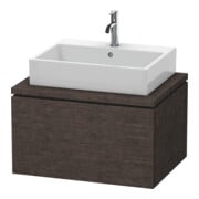 Duravit Meuble sous lavabo L-Cube 72x54,7 cm, chêne foncé, pour console, 1 tiroir
