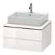 Duravit Meuble sous-lavabo L-Cube 72x54,7 cm, graphite mat, 2 tiroirs