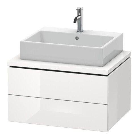 Duravit Meuble sous-lavabo L-Cube 72x54,7 cm, graphite mat, 2 tiroirs