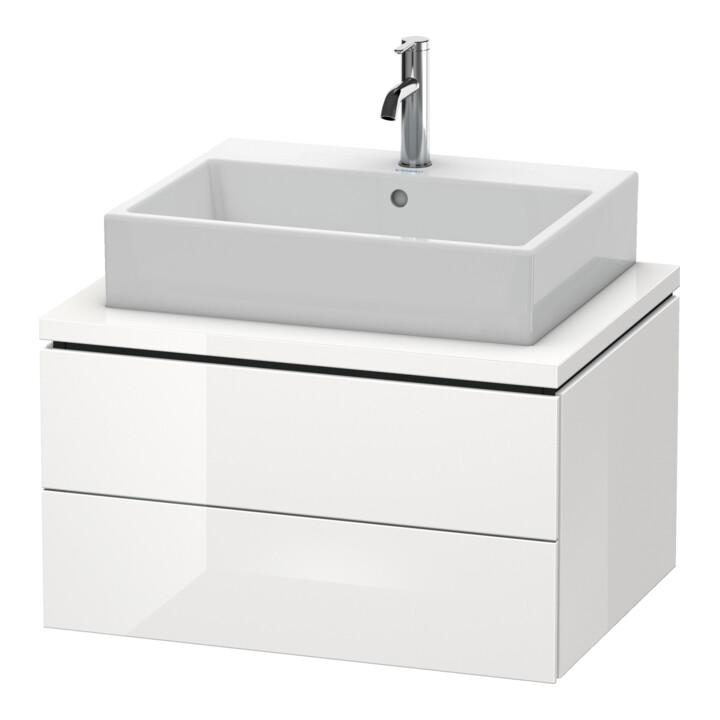 Duravit Meuble sous-lavabo L-Cube 72x54,7 cm, graphite mat, 2 tiroirs