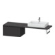 Duravit Meuble sous lavabo L-Cube 72x54,7 cm, graphite mat, f Kons, 1 tiroir-1