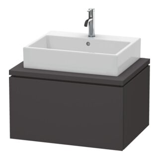 Duravit Meuble sous-lavabo L-Cube 72x54,7 cm, graphite mat, f Kons, 1 tiroir