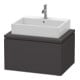 Duravit Meuble sous-lavabo L-Cube 72x54,7 cm, graphite mat, f Kons, 1 tiroir-1