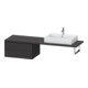 Duravit Meuble sous lavabo L-Cube 72x54,7 cm, graphite mat, f Kons, 2 tiroirs-1